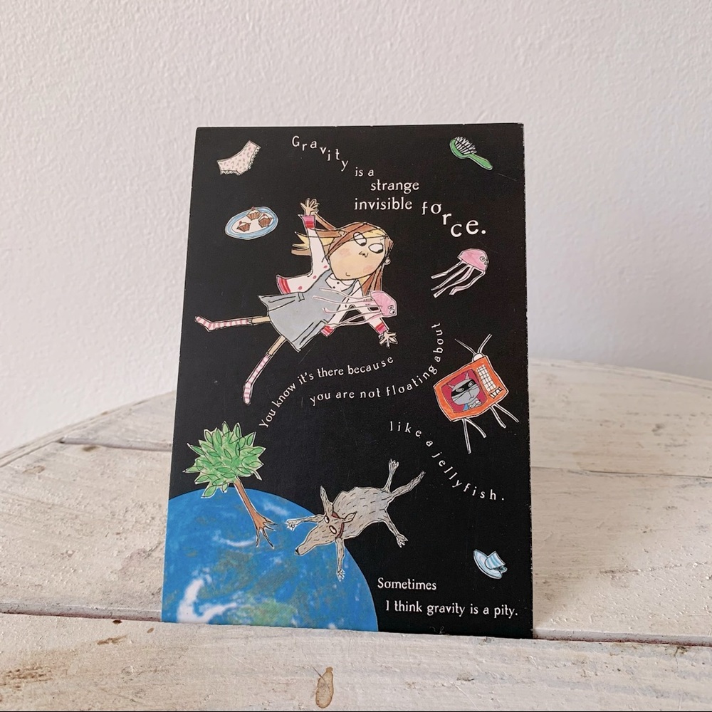 💌 Gravity Illustration post card